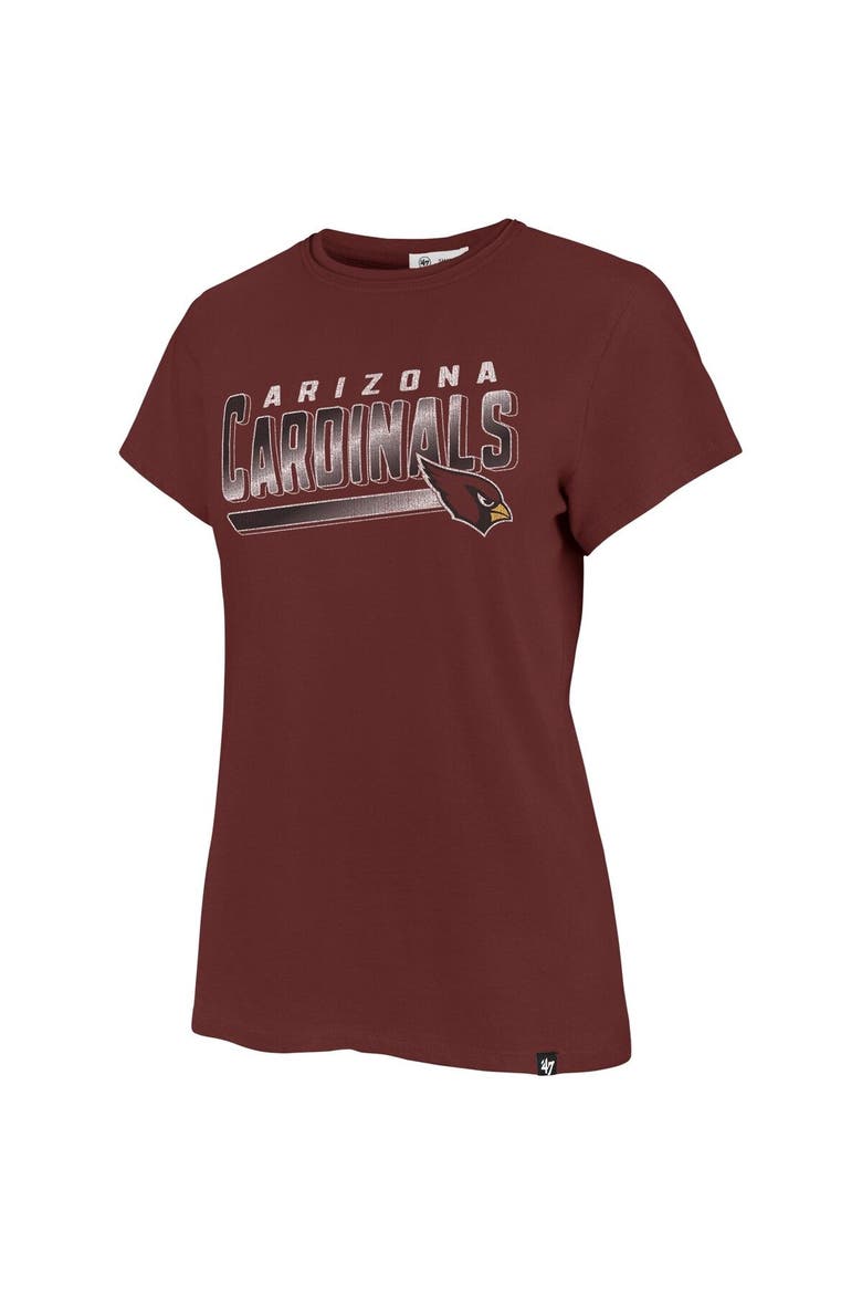Women's '47 Cardinal Arizona Cardinals Pep Up Frankie T-Shirt, Alternate, color, Cardinal