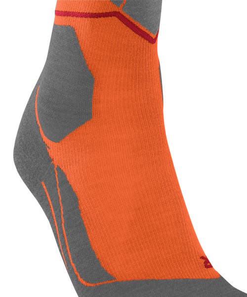 Falke Sk4 Advanced Compression Light Ski Socks In Orange