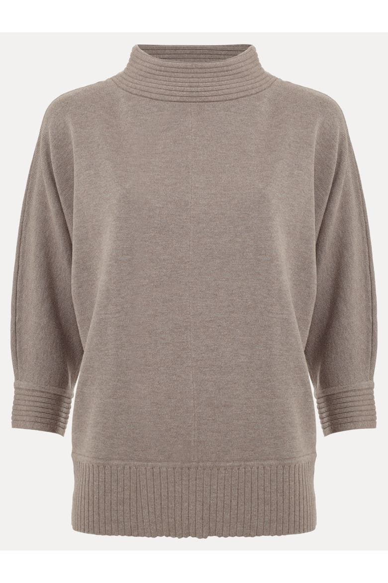 Salima Funnel Knit Sweater, Alternate, color, Oatmeal