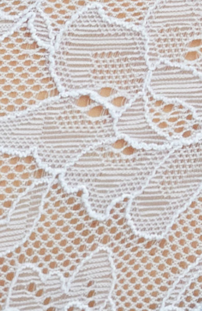 Skarlett Blue Paradise High Cut Lace Bikini, Alternate, color, Dove Blue