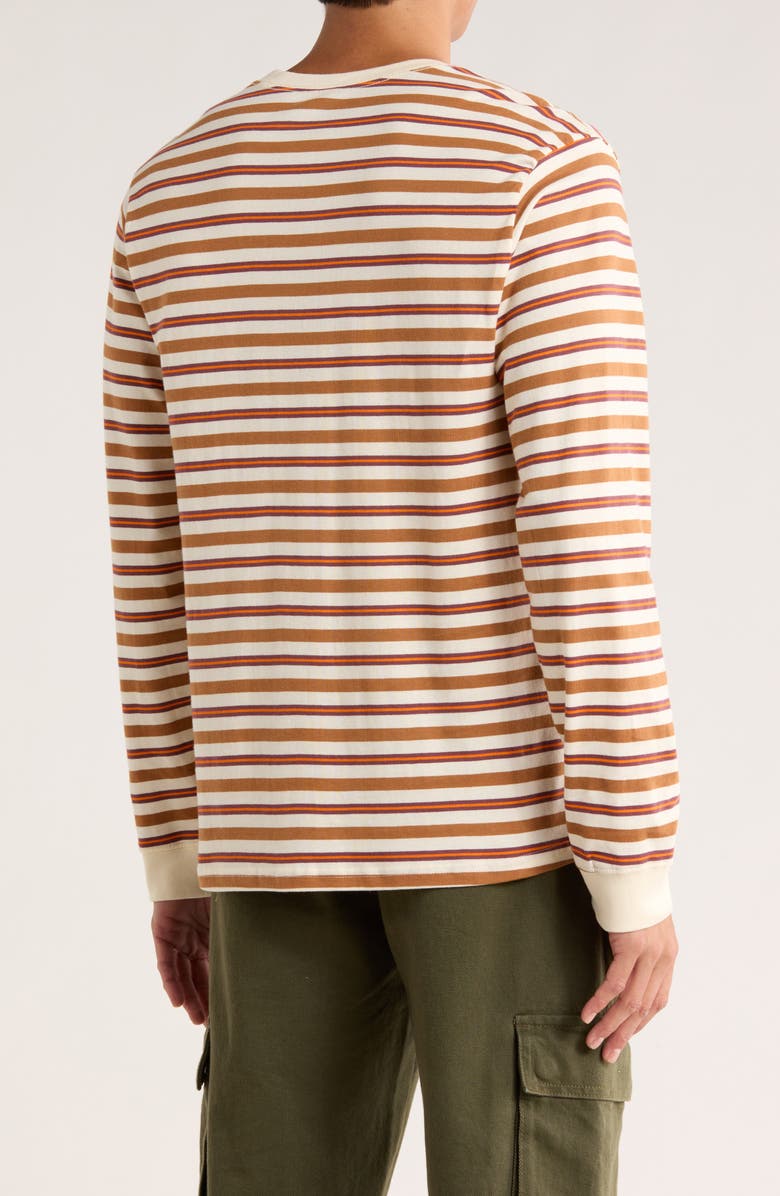 CAT WWR Relax Stripe Long Sleeve T-Shirt, Alternate, color, Vanilla