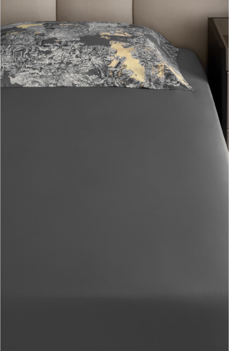 Togas Sievert fitted sheet, Alternate, color, Grey