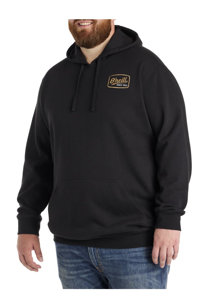 Big & Tall O'Riginals Fifty Two Cliffs Pullover Hoodie, Alternate, color, BLACK