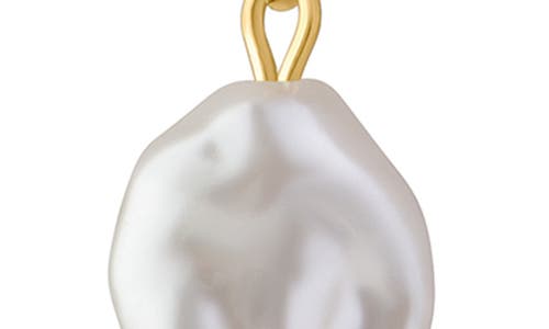 Jardin Baroque Faux Pearl Linear Drop Earrings