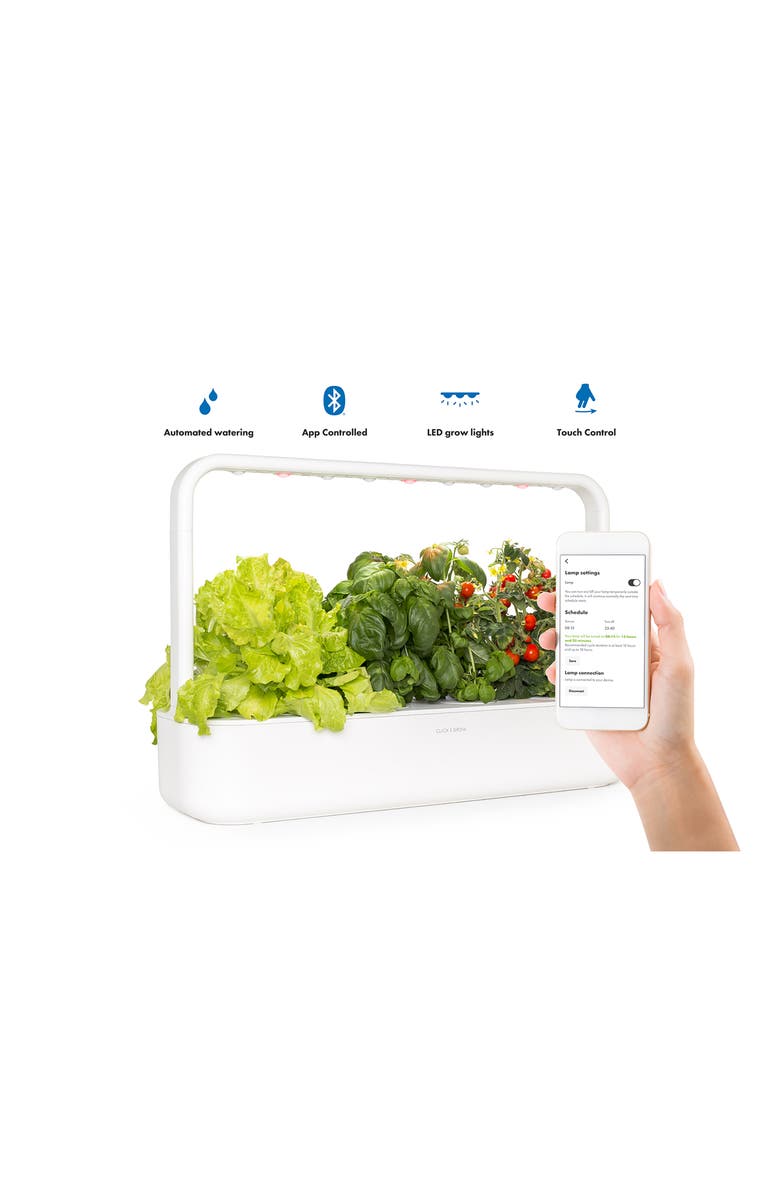 Click & Grow Smart Garden 9 PRO Self Watering Indoor Garden, Alternate, color, White