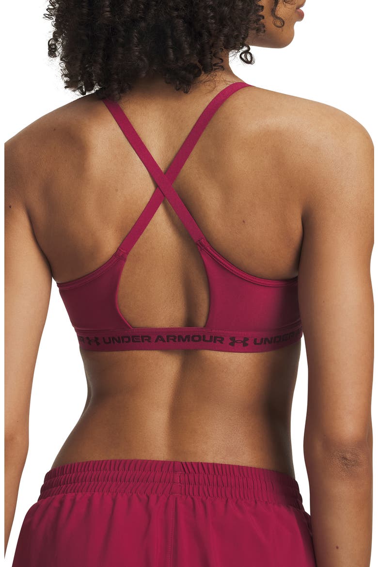 Crossback Low Impact Sports Bra, Alternate, color, CLARET