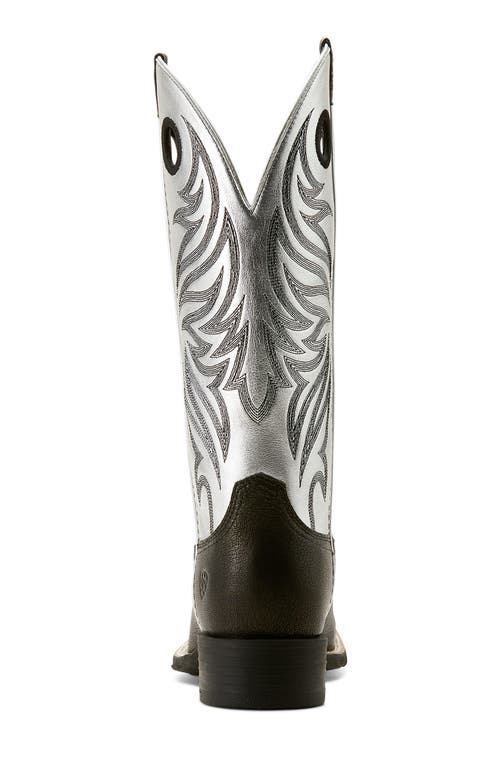 Ariat Round Up Ryder Western Boot In Gray