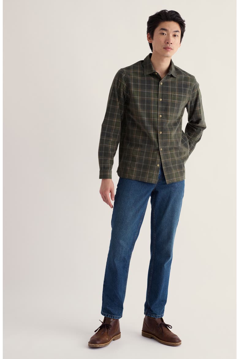 Shoreman Plaid Organic Cotton Shirt, Alternate, color, PILOT GIG MULTI