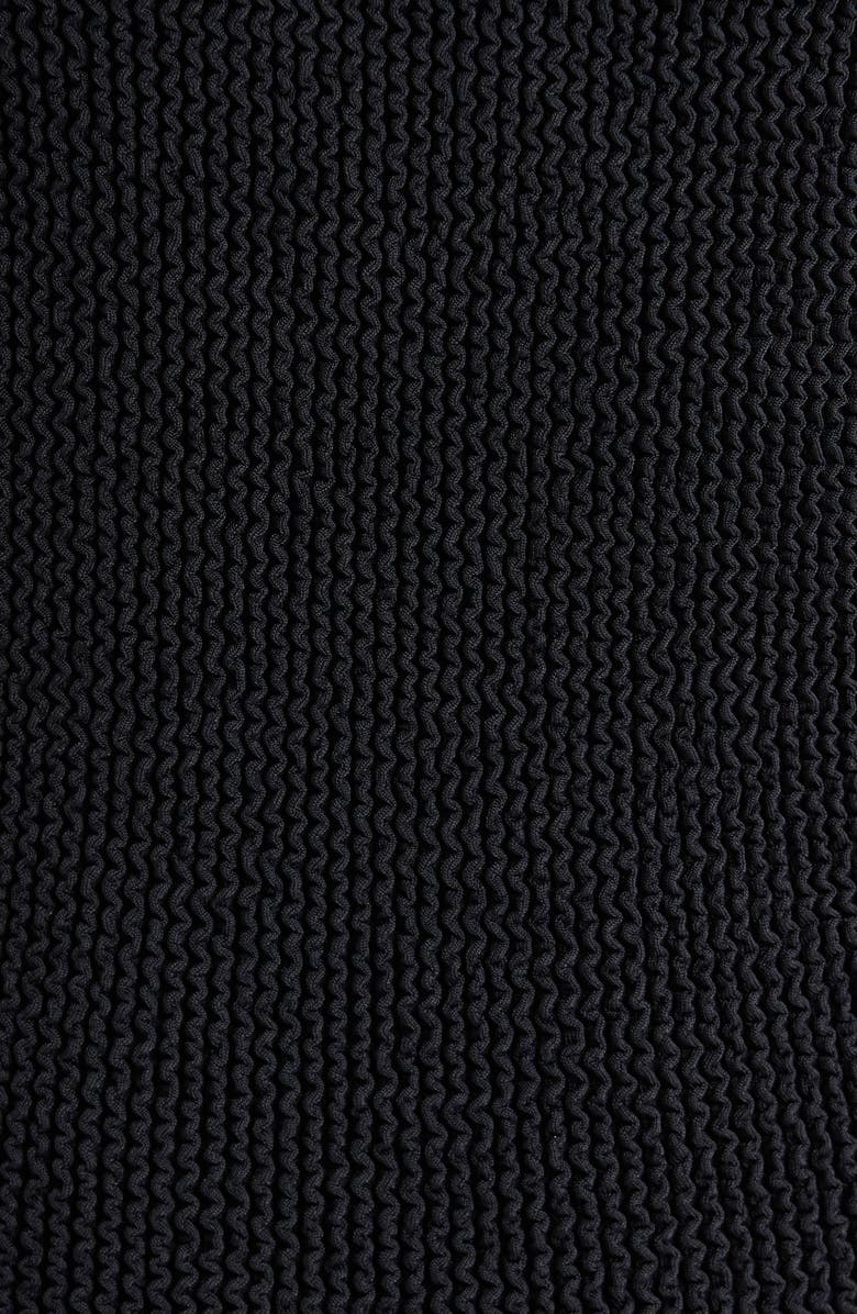 Hunza G Nancy One-Shoulder One-Piece Swimsuit, Alternate, color, Black