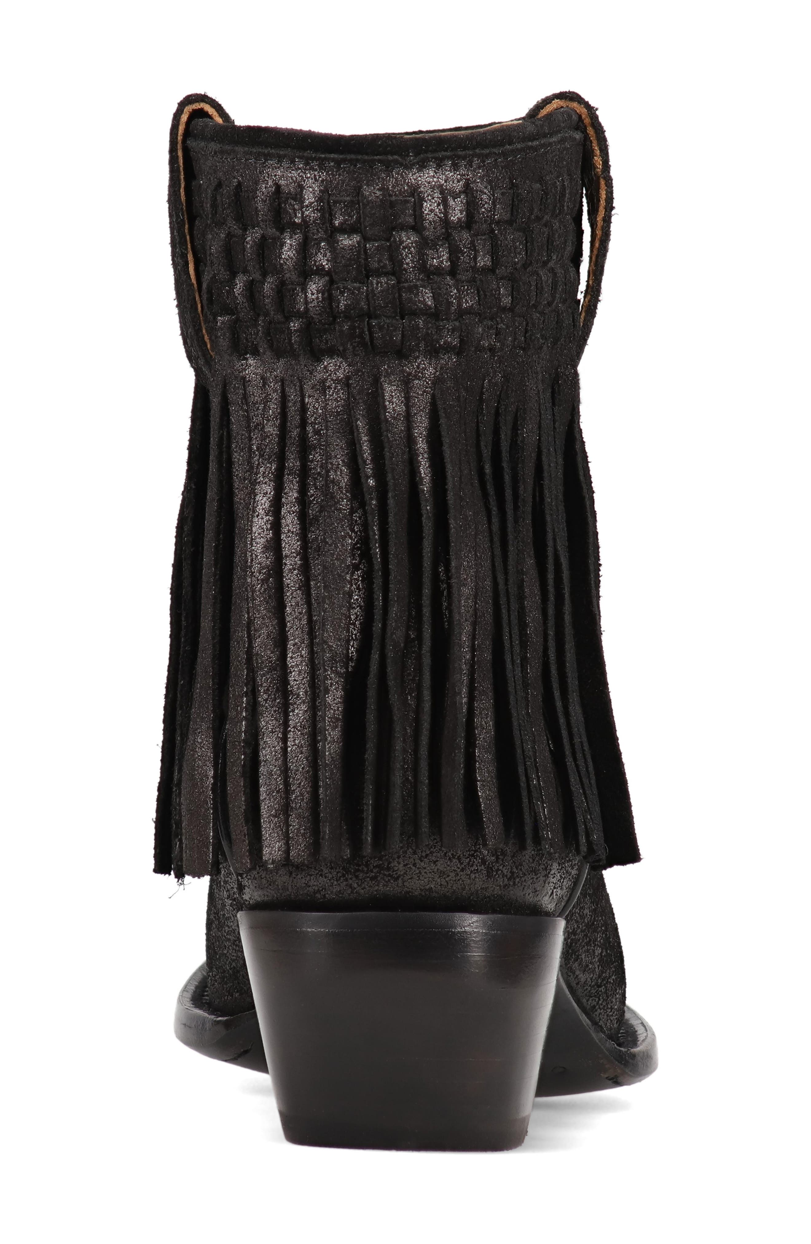 Frye Sacha Fringe Bootie, Alternate, color, 