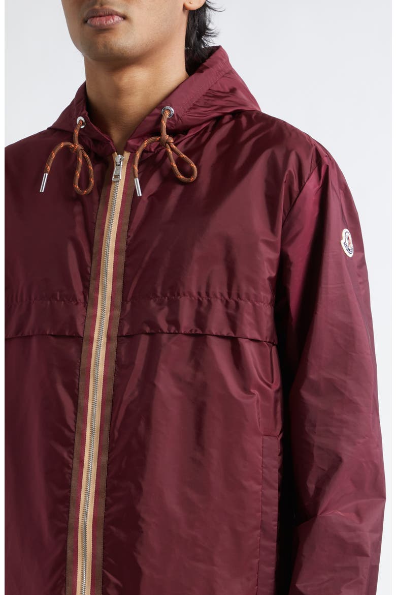 Nidge Hooded Windbreaker, Alternate, color, GOTH RED