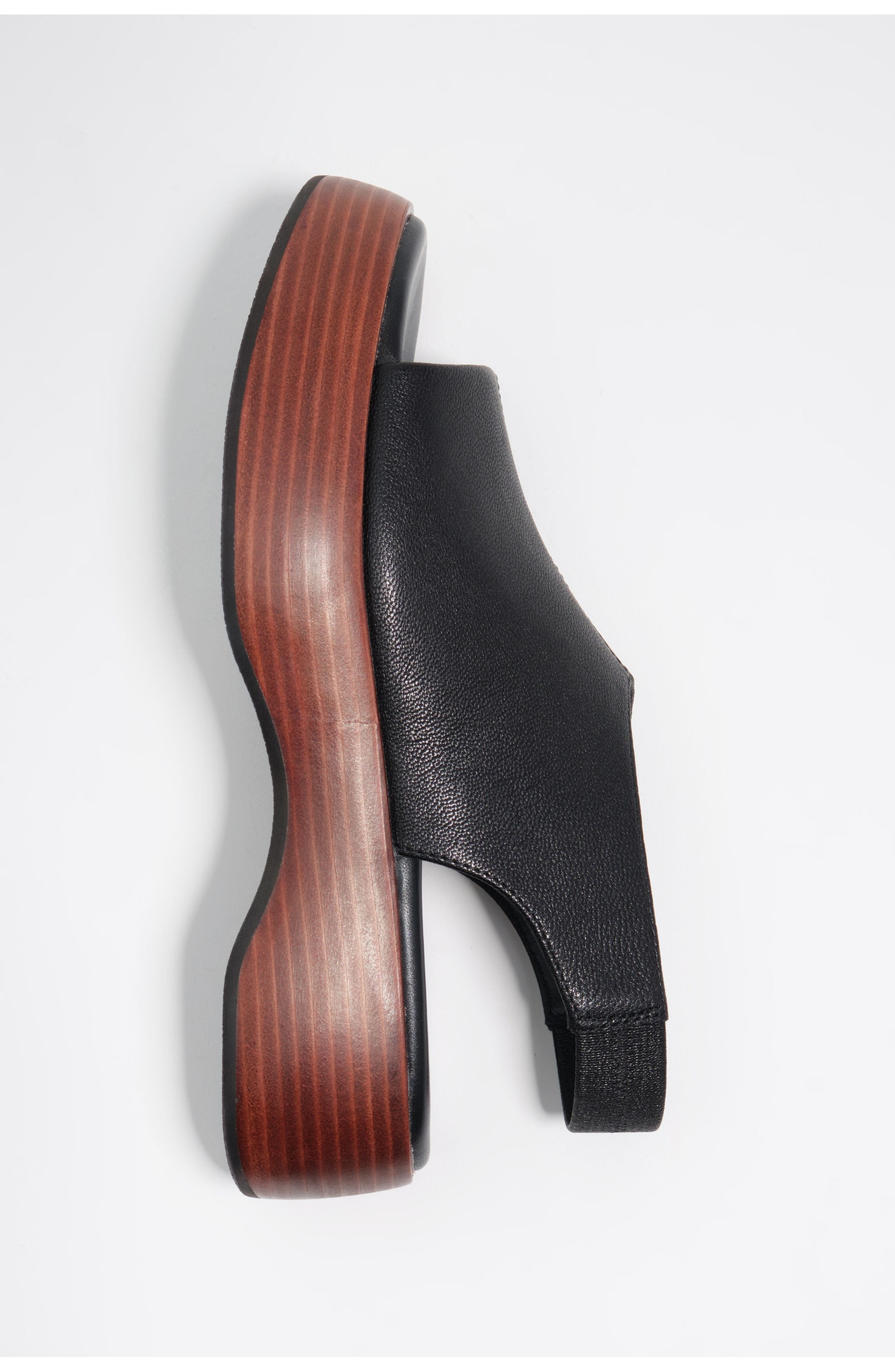 Bimba y Lola Closed-Toe Platform Sandals, Alternate, color, Black