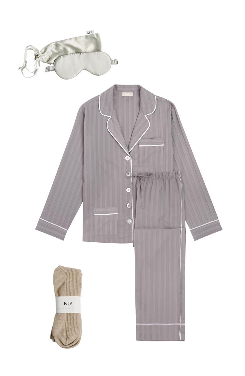 KIP Premium Cotton Long Pajama Gift Set, Main, color, 
