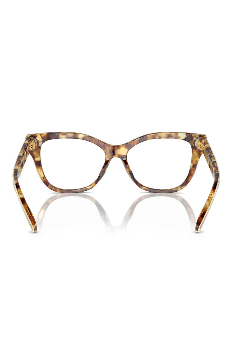 51mm Cat Eye Optical Glasses, Alternate, color, TORTOISE / IVORY