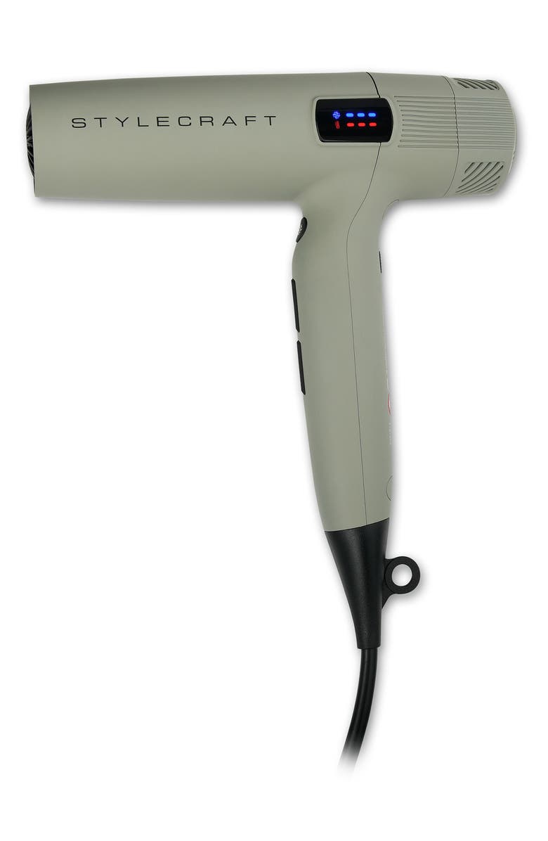 STYLECRAFT Sage Professional Hair Dryer, Main, color, Sage