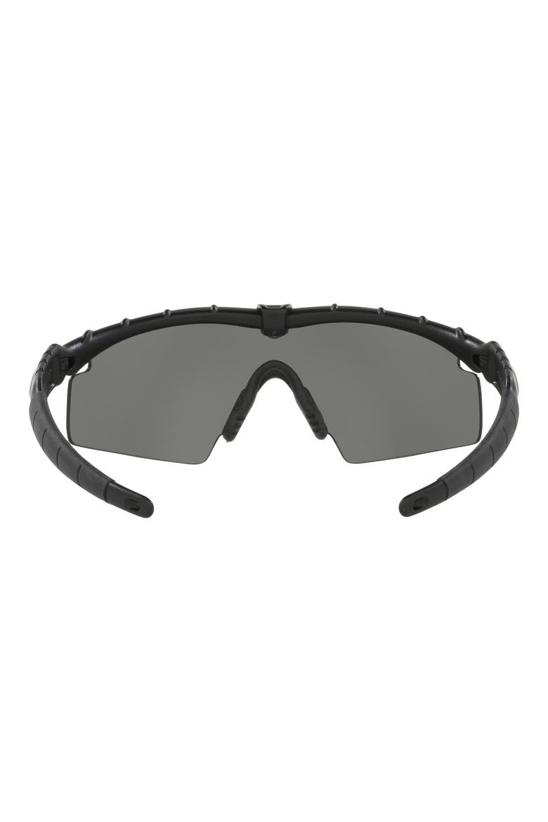 M Frame 2.0 Strike 130mm Semi Rimless Rectangular Sunglasses, Alternate, color, MATTE BLACK