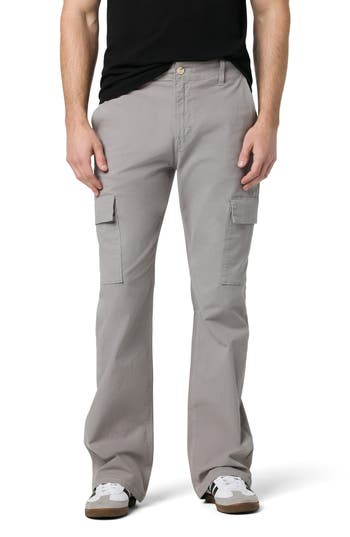 Hudson Jeans Kick Flare Cargo Pants In Gray