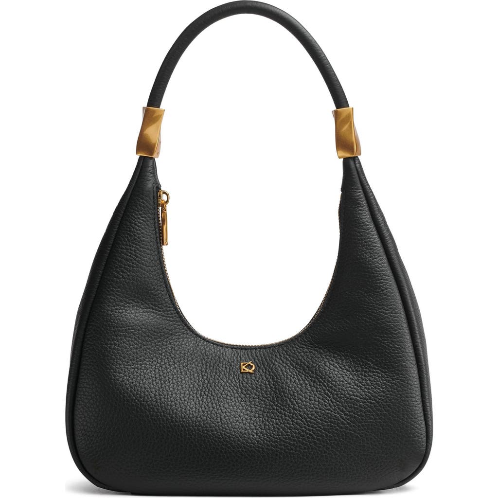 Shop Donna Karan New York Quogue Shoulder In Black/gold