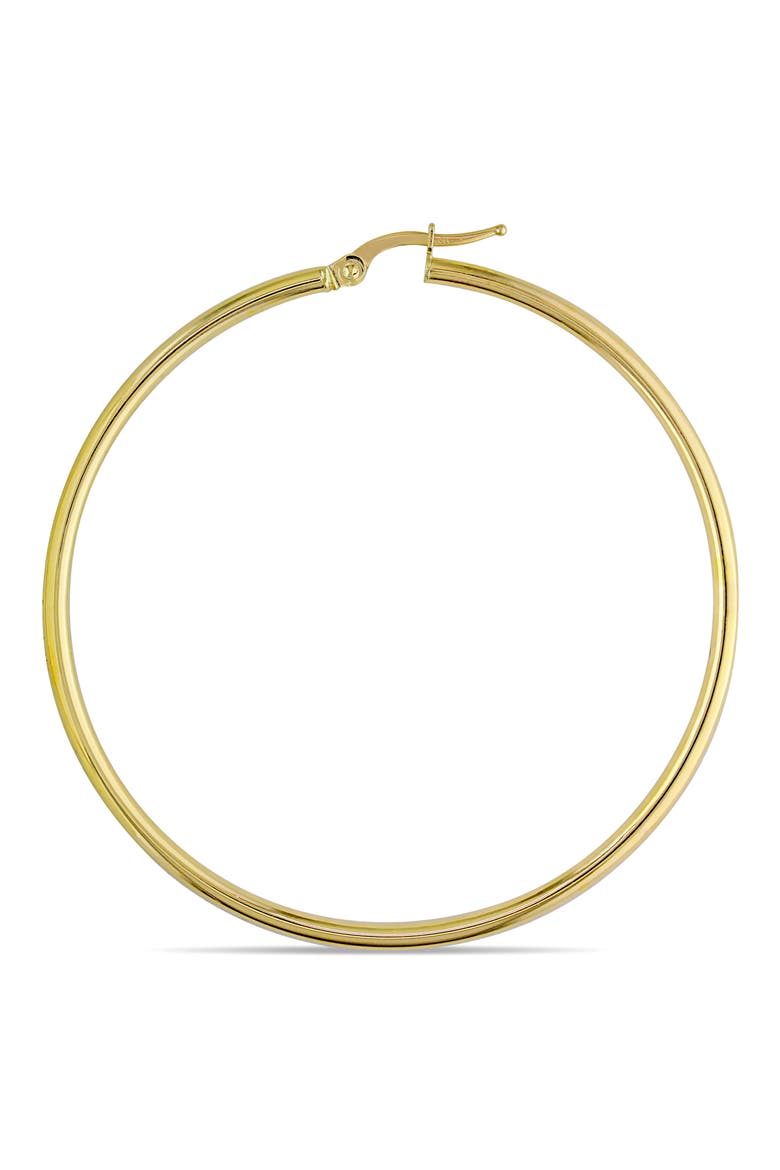 Polished Hoop Earrings, Alternate, color, GOLD