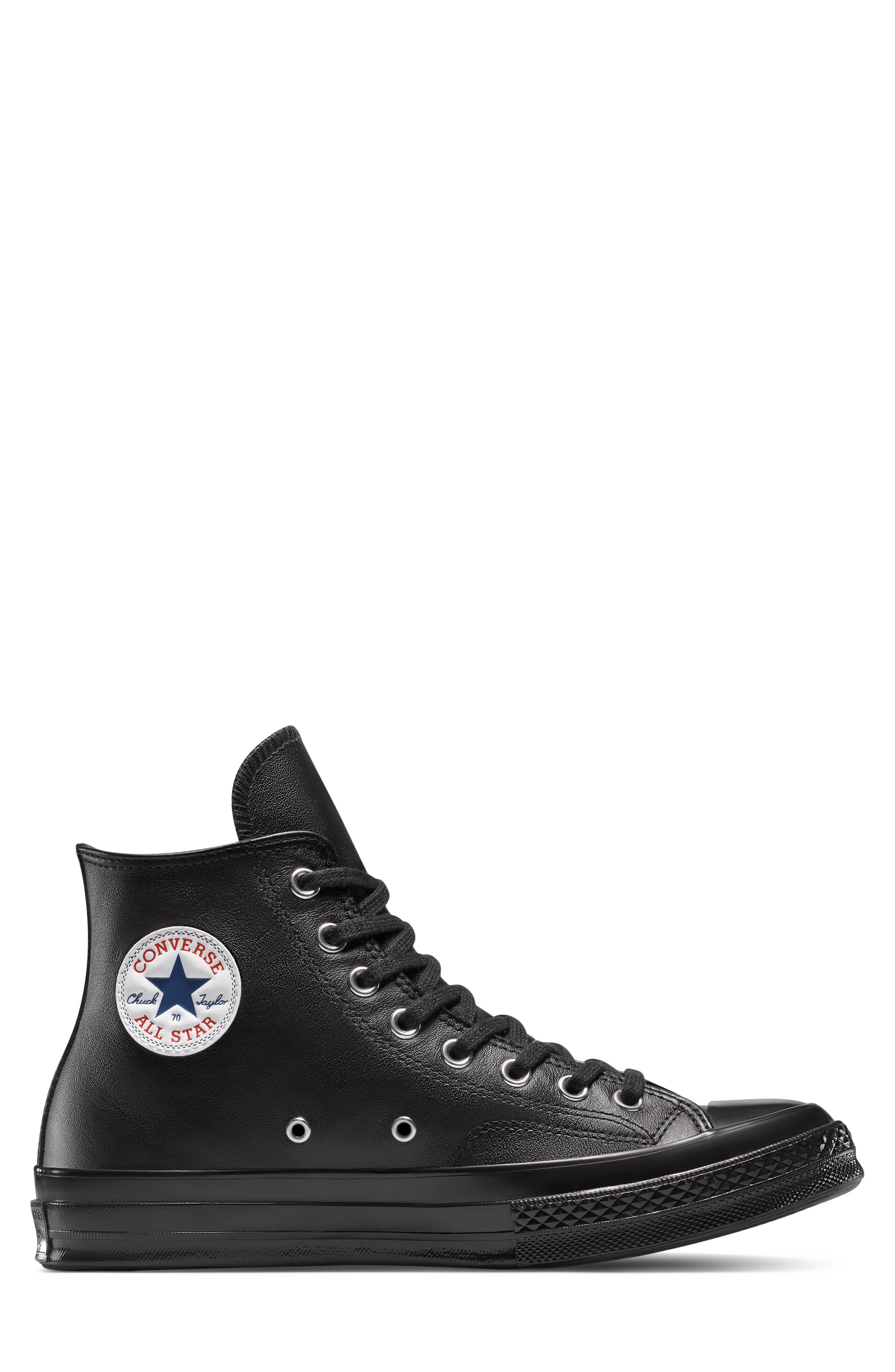 Converse Chuck 70 High Top Sneaker, Alternate, color, Black/ Black/ White