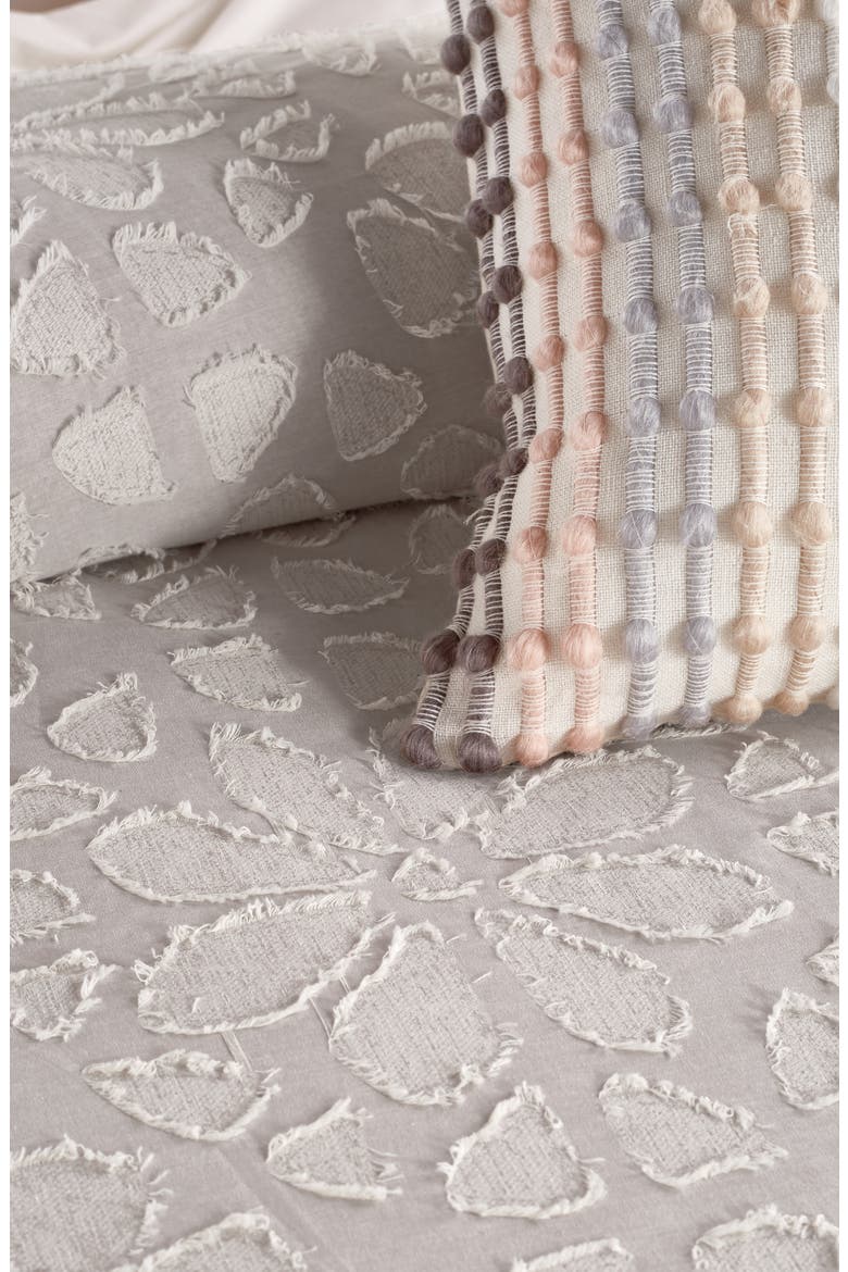 Clipped Floral Comforter & Sham Set, Alternate, color, NATURAL