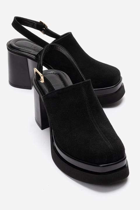 Bavix Block Heel Platform Sandal