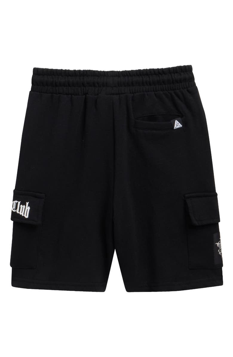 Fly By Night Kids' Gideon Fleece Cargo Shorts, Alternate, color,