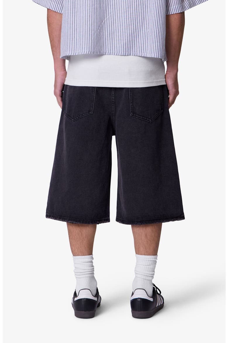 Ultra Baggy Denim Shorts, Alternate, color, BLACK