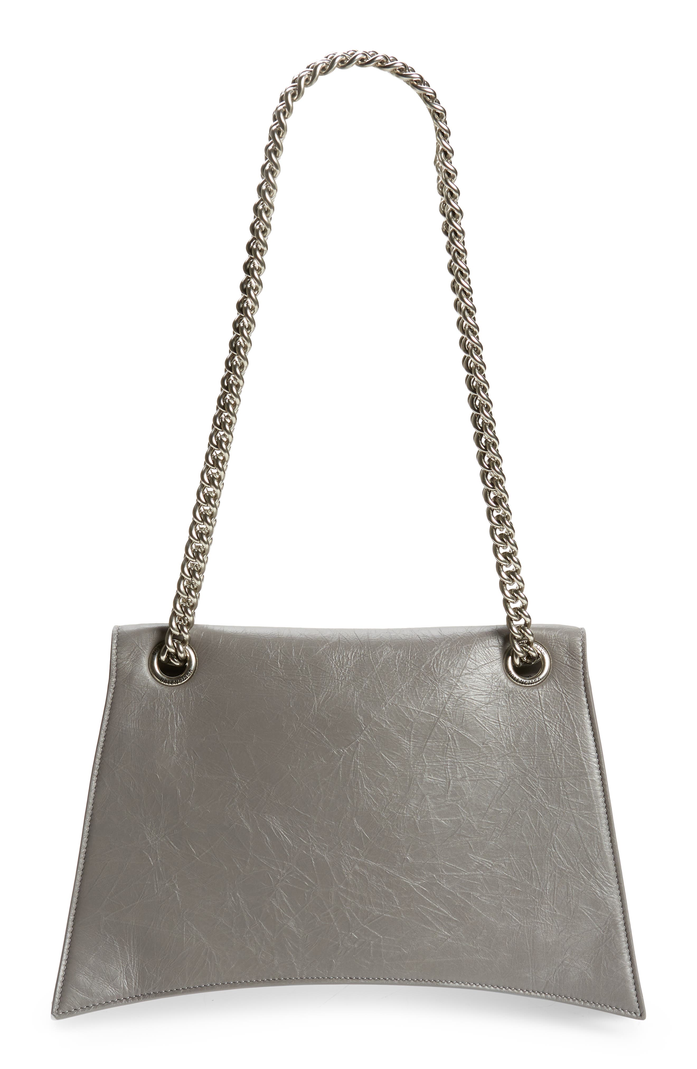 Balenciaga Crush Crushed Leather Shoulder Bag, Alternate, color, 
