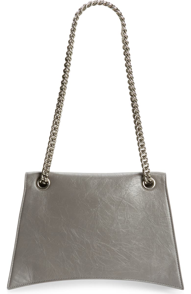 Balenciaga Crush Crushed Leather Shoulder Bag, Alternate, color,
