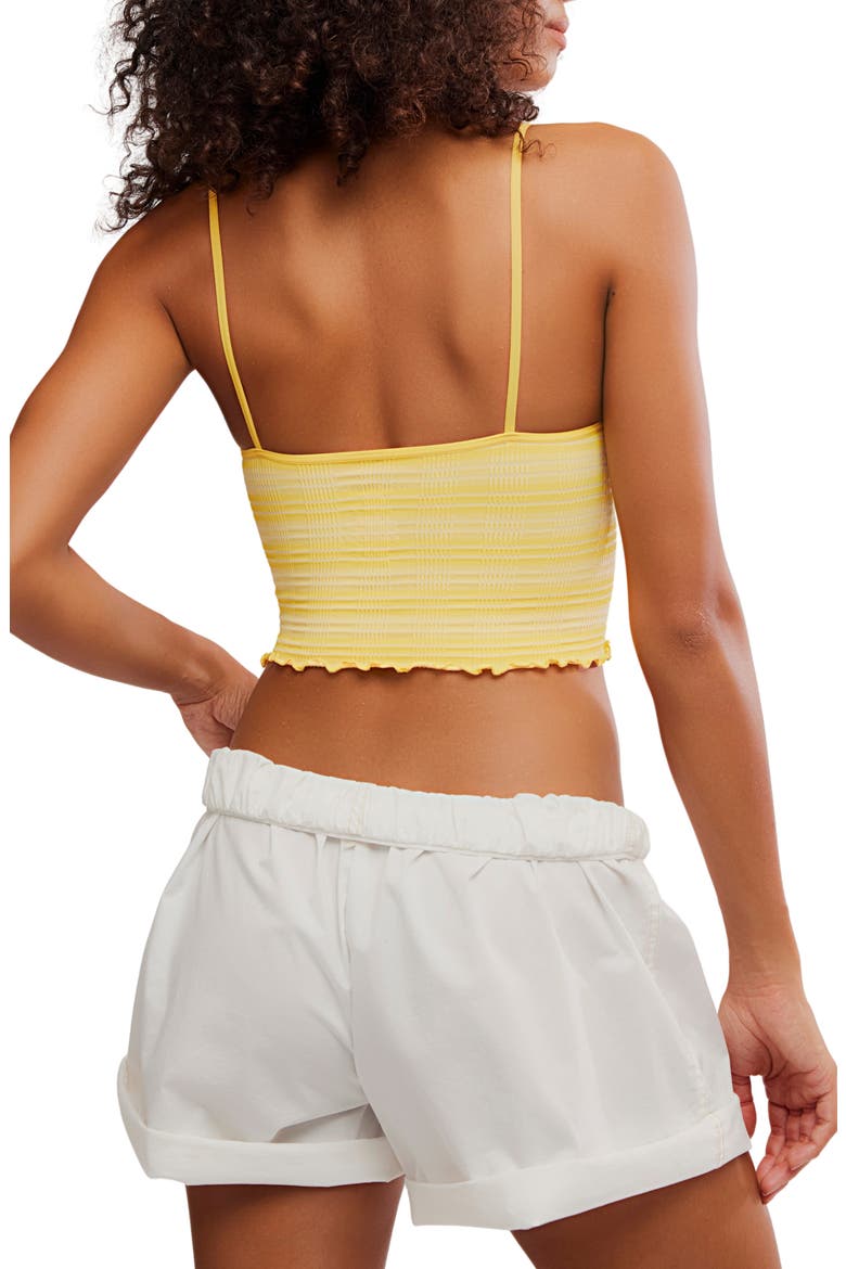Snap Into It Crop Pajama Henley Tank, Alternate, color, BANANA CITRUS