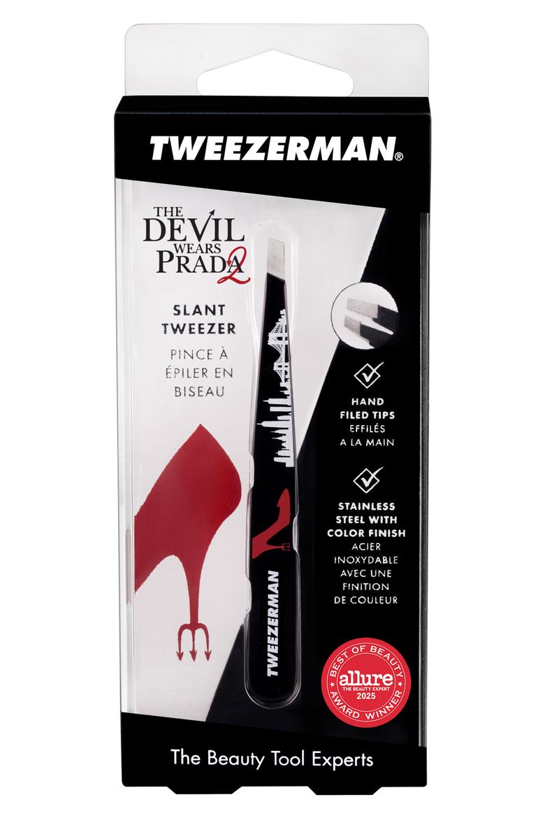 The Devil Wears Prada 2 Slant Tweezer, Alternate, color, NO COLOR