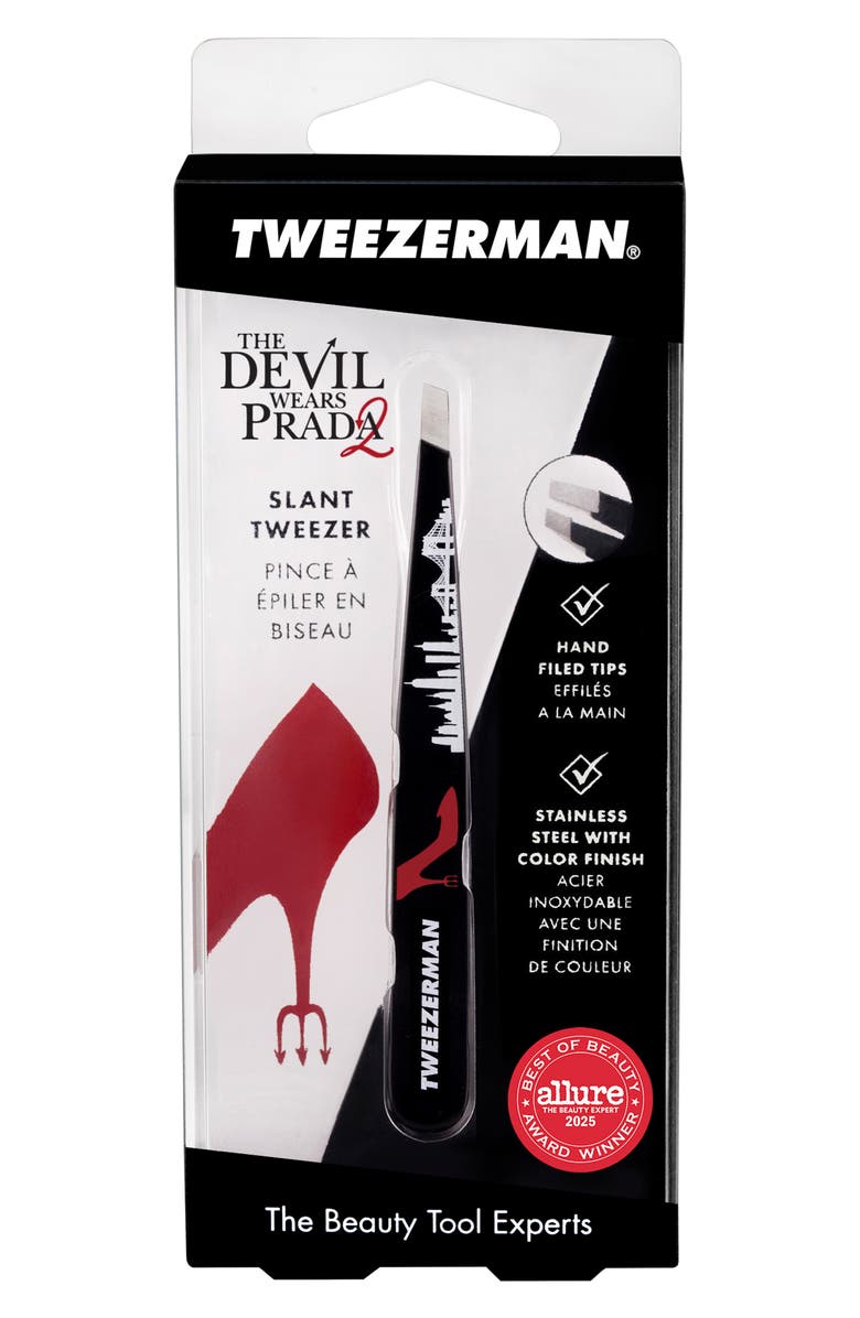 TWEEZERMAN The Devile Wears Prada 2 Slant Tweezer, Alternate, color, 