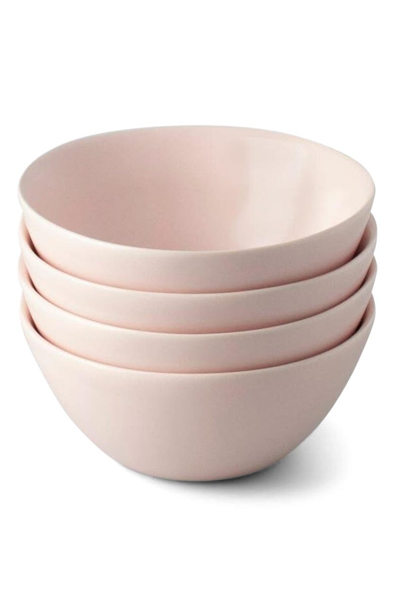 Fable The Dessert Set of 4 Bowls, Main, color, Blush Pink