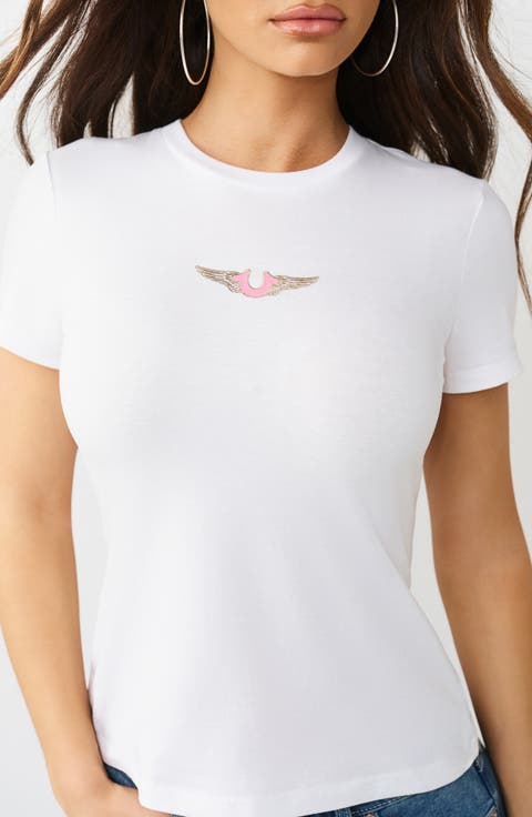 Wing Cotton Graphic T-Shirt