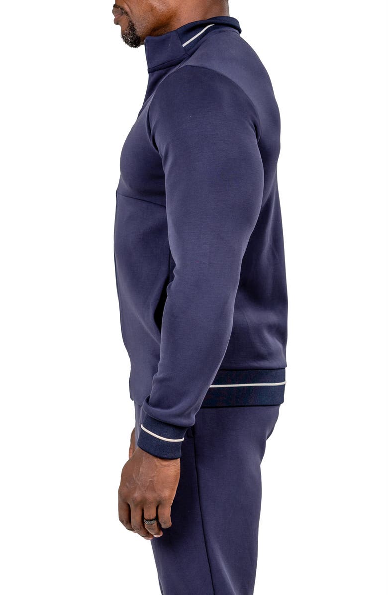 Maceoo Martyr0003 Zip-Up Sweatshirt, Alternate, color, Blue