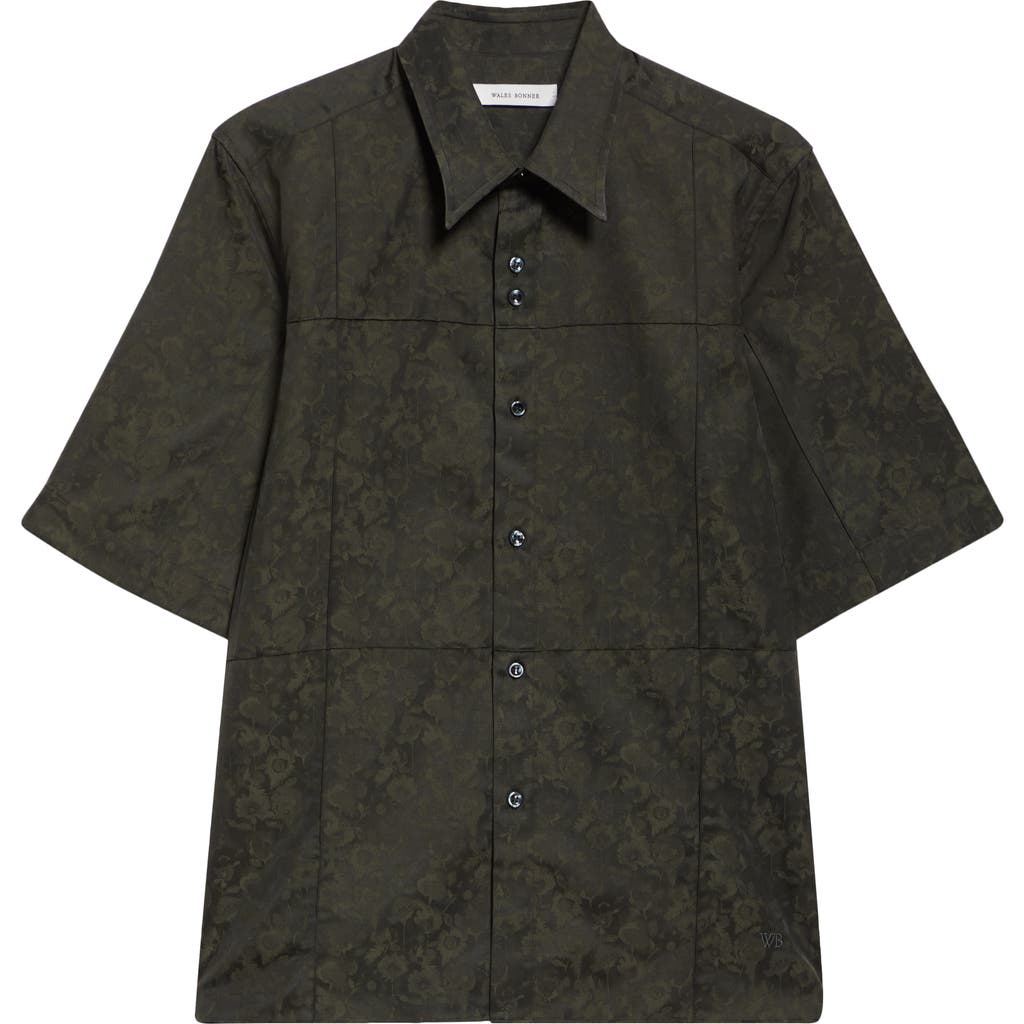 WALES BONNER WALES BONNER DENNIS FLORAL BUTTON-UP SHIRT
