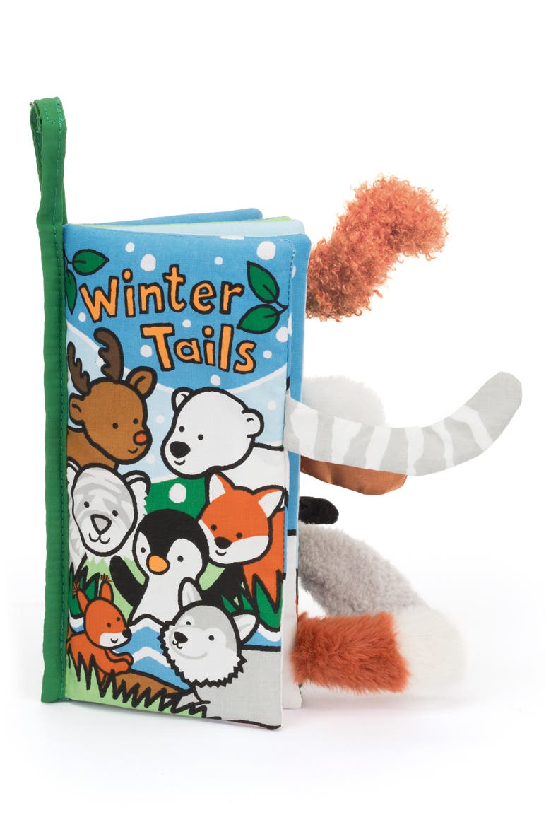 'Winter Tails' Cloth Activity Book, Main, color, MULTI