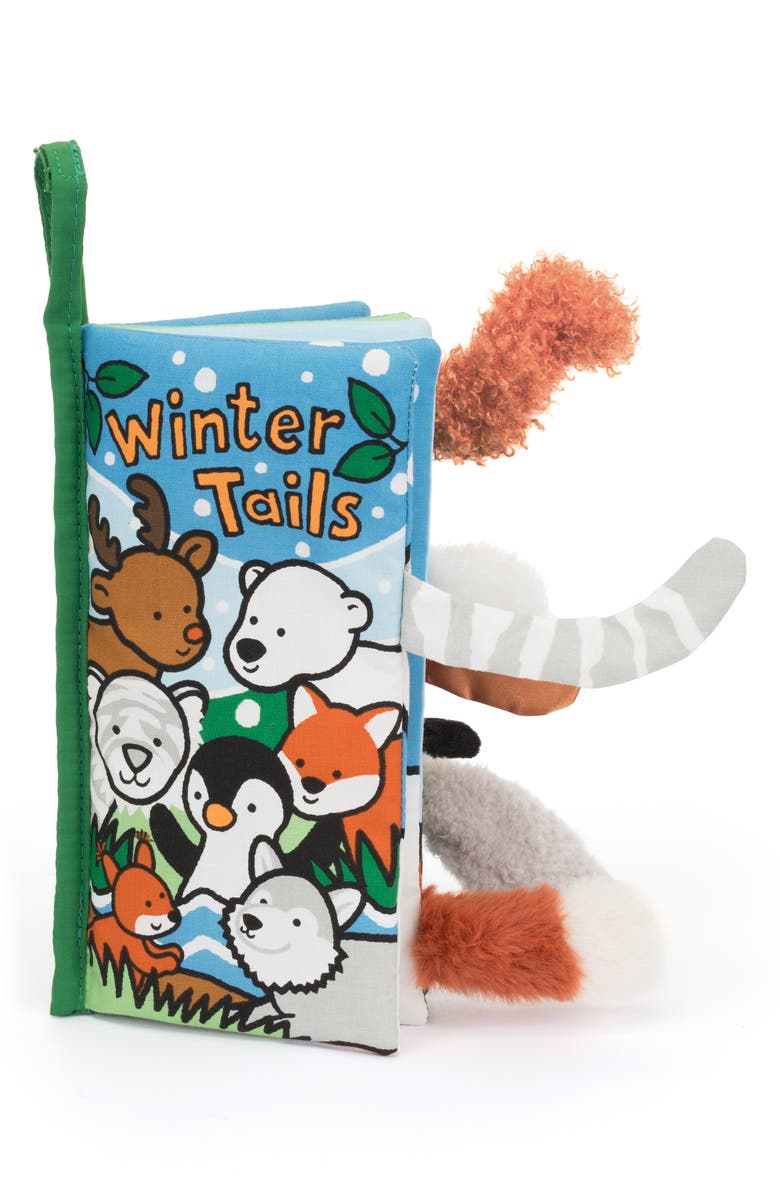 Jellycat 'Winter Tails' Cloth Activity Book, Main, color, 