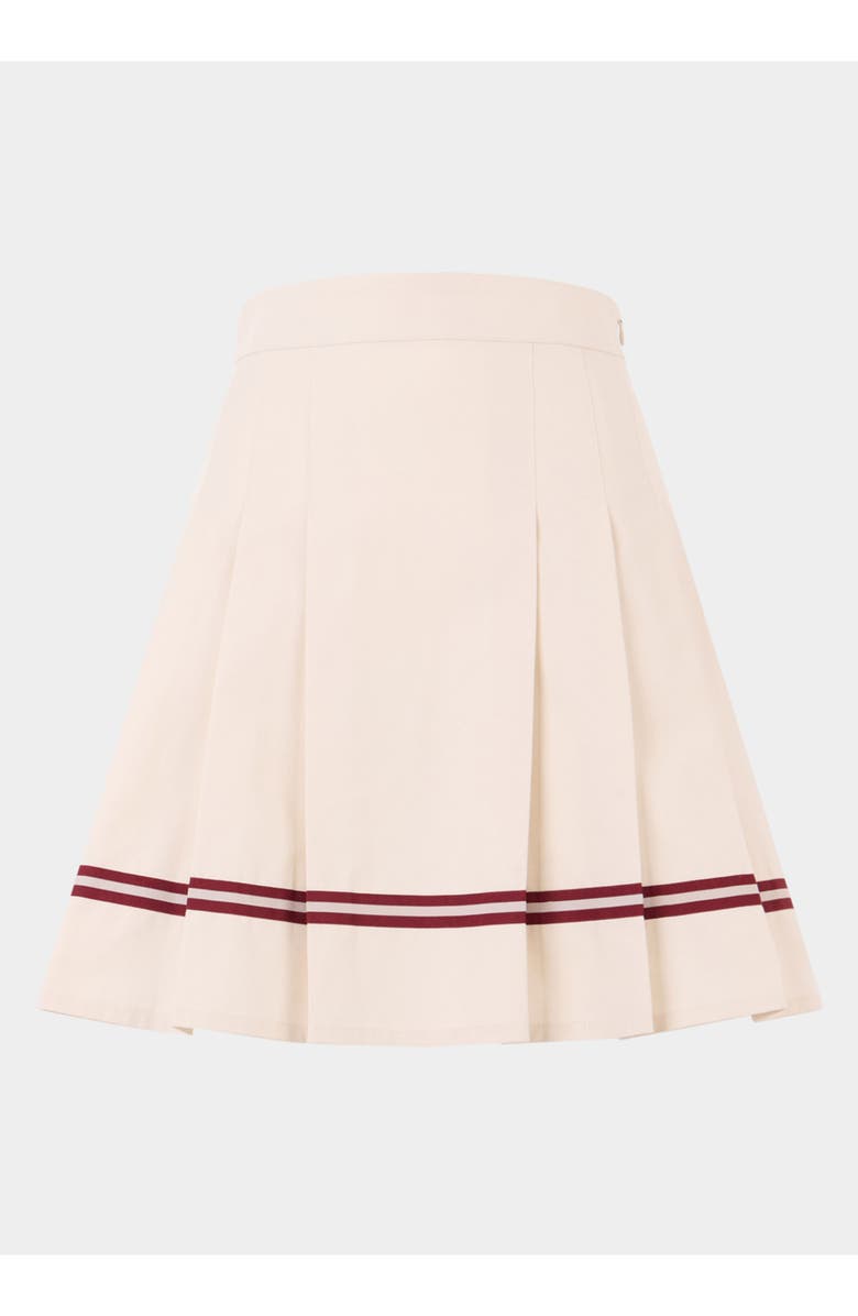 Bally Tennis Collection Skirt With Bally Ribbon Details, Main, color, White