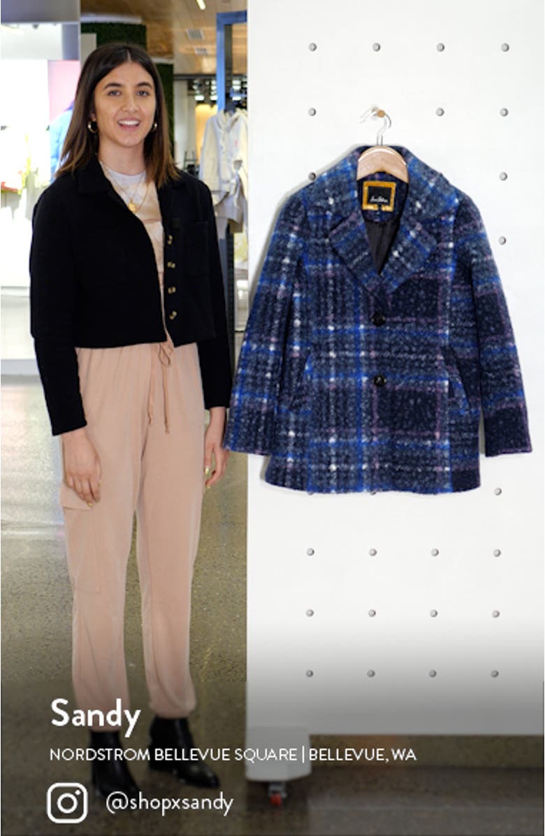 Plaid Teddy Coat, sales video thumbnail