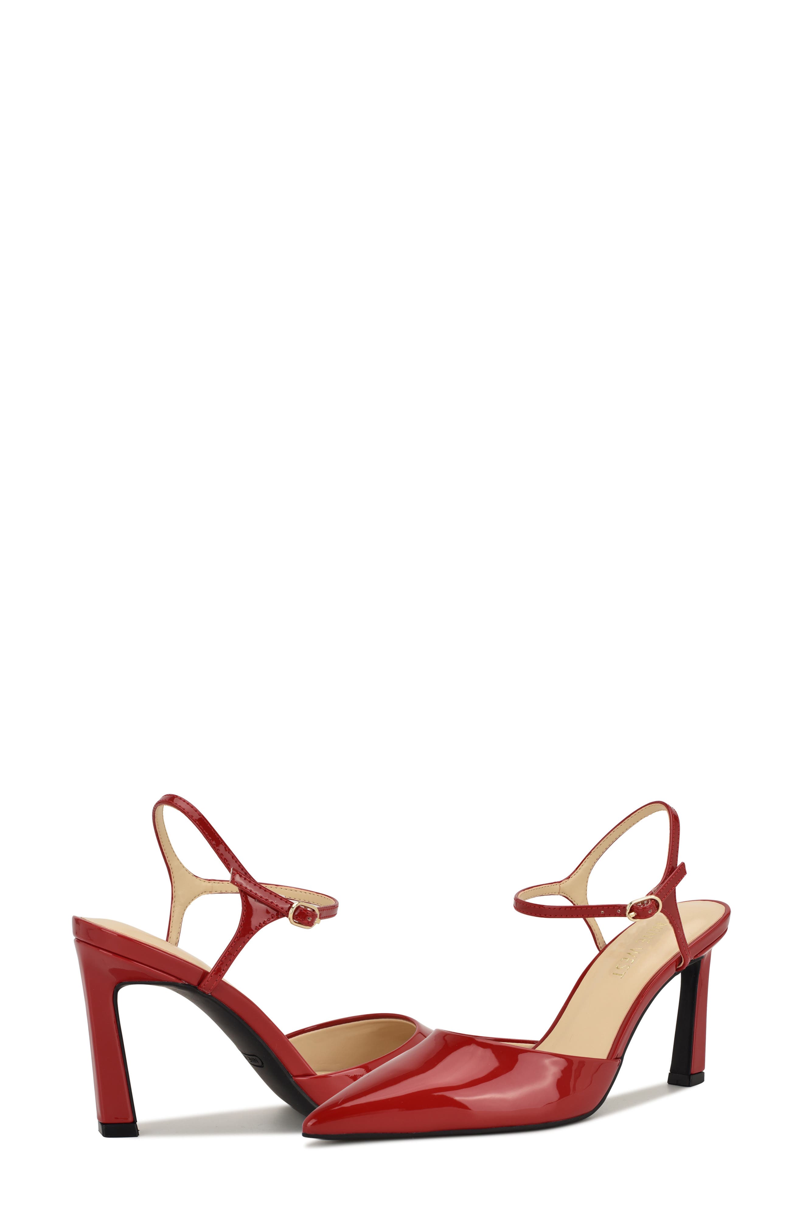 Pointed Toe Pump, Alternate, color, MEDIUM RED