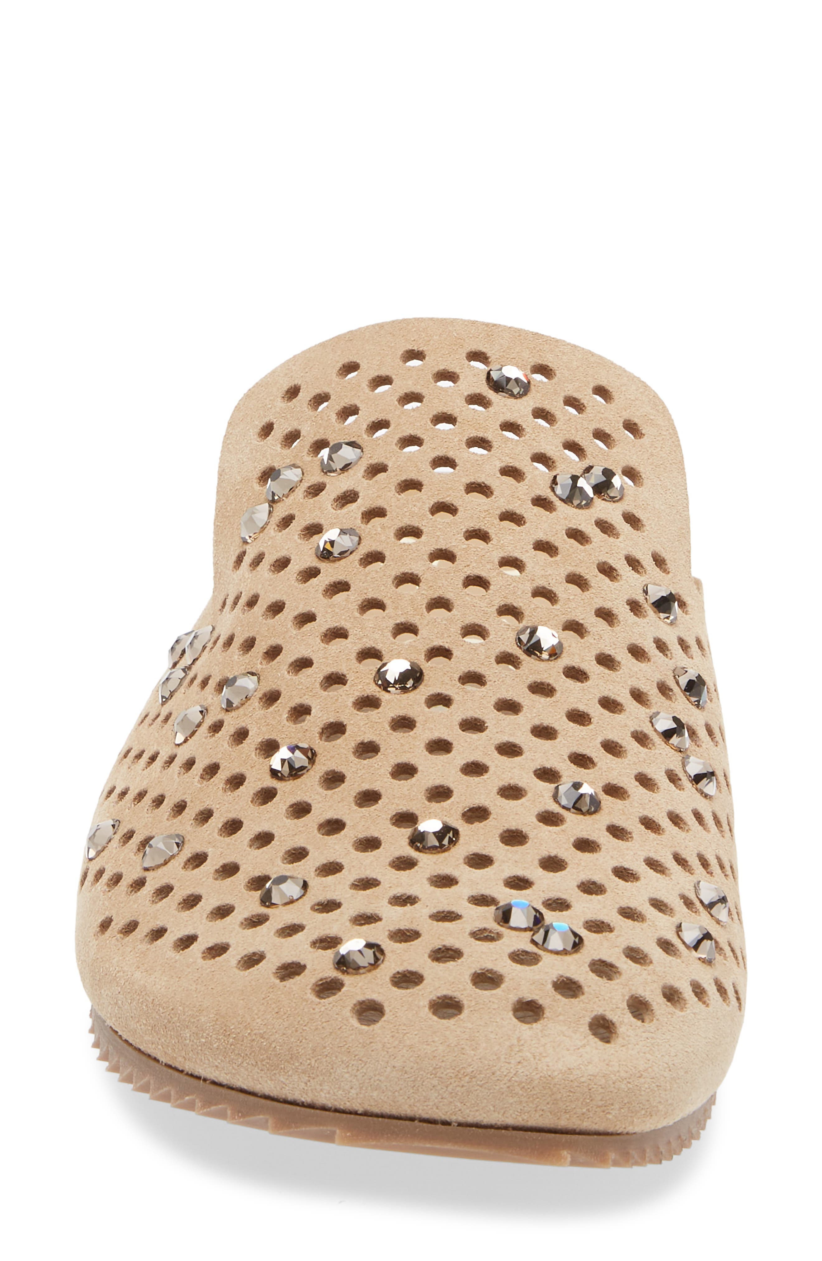 Braidy Studded Mule, Alternate, color, DIJON CASTORO-GREIGE