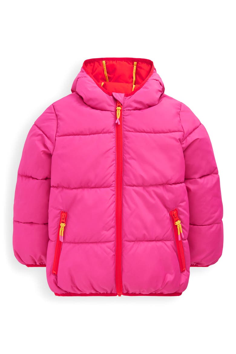 Kids' Wow Quilted Puffer Coat, Main, color, PINK SUN WAVE