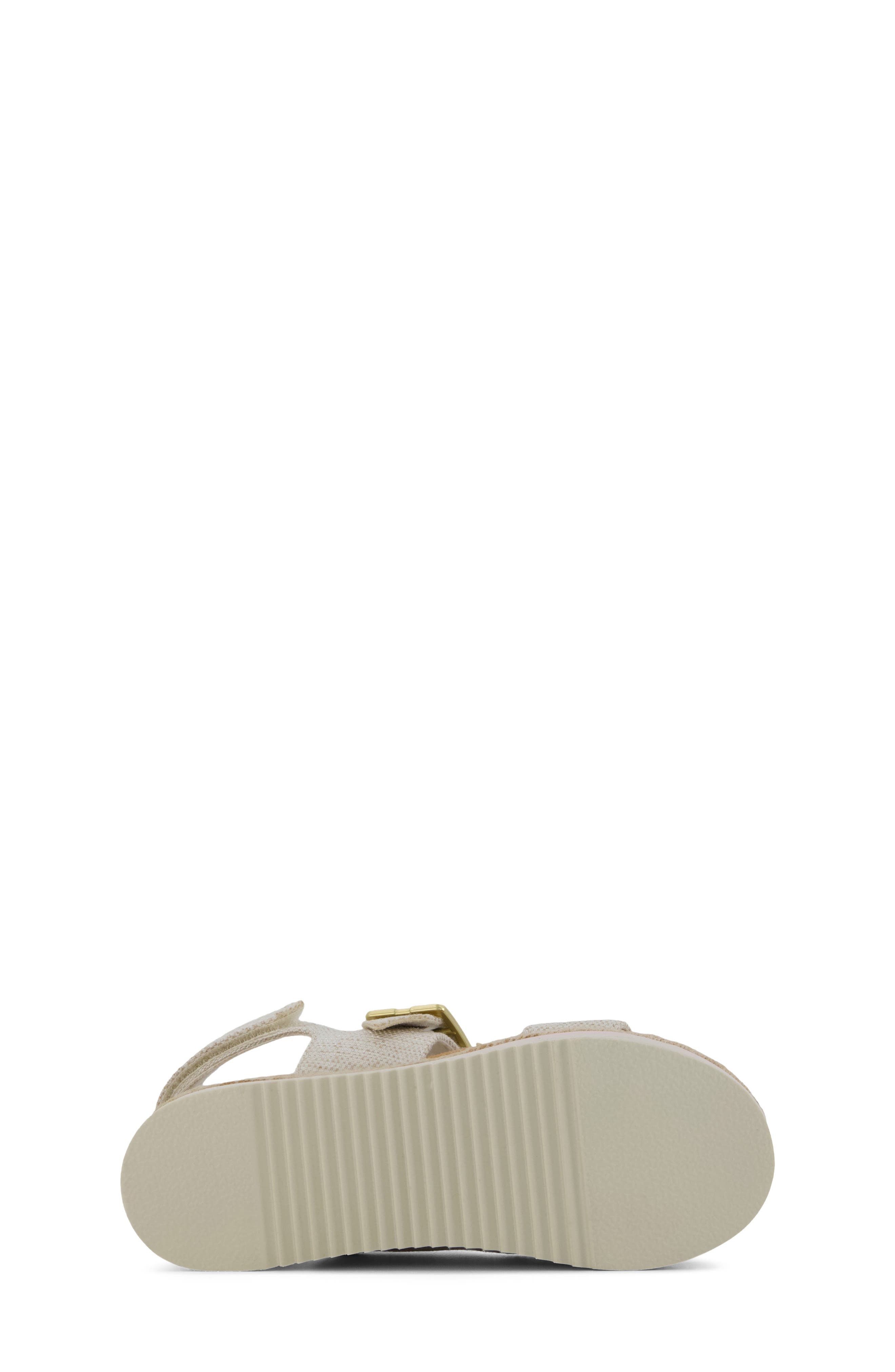 TOMS Kids' Giana Platform Slingback Sandal, Alternate, color, Natural