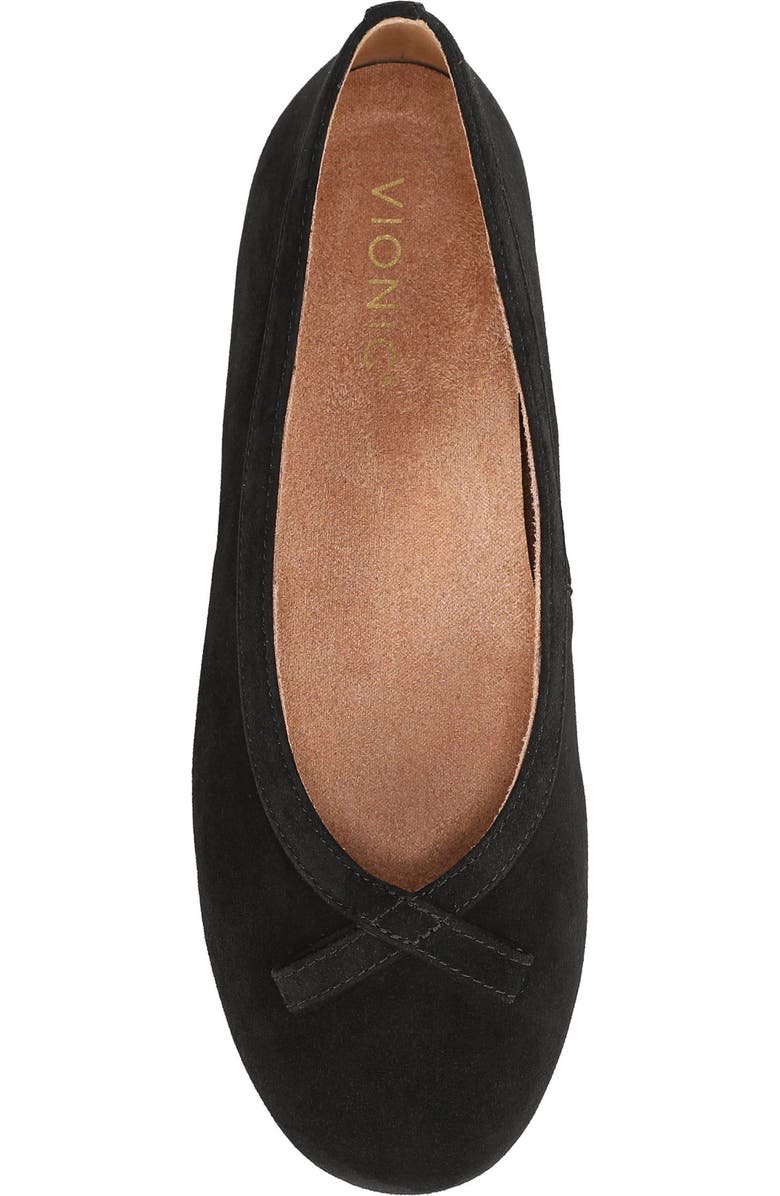 Vionic Sidney Ballet Flat, Alternate, color, Black