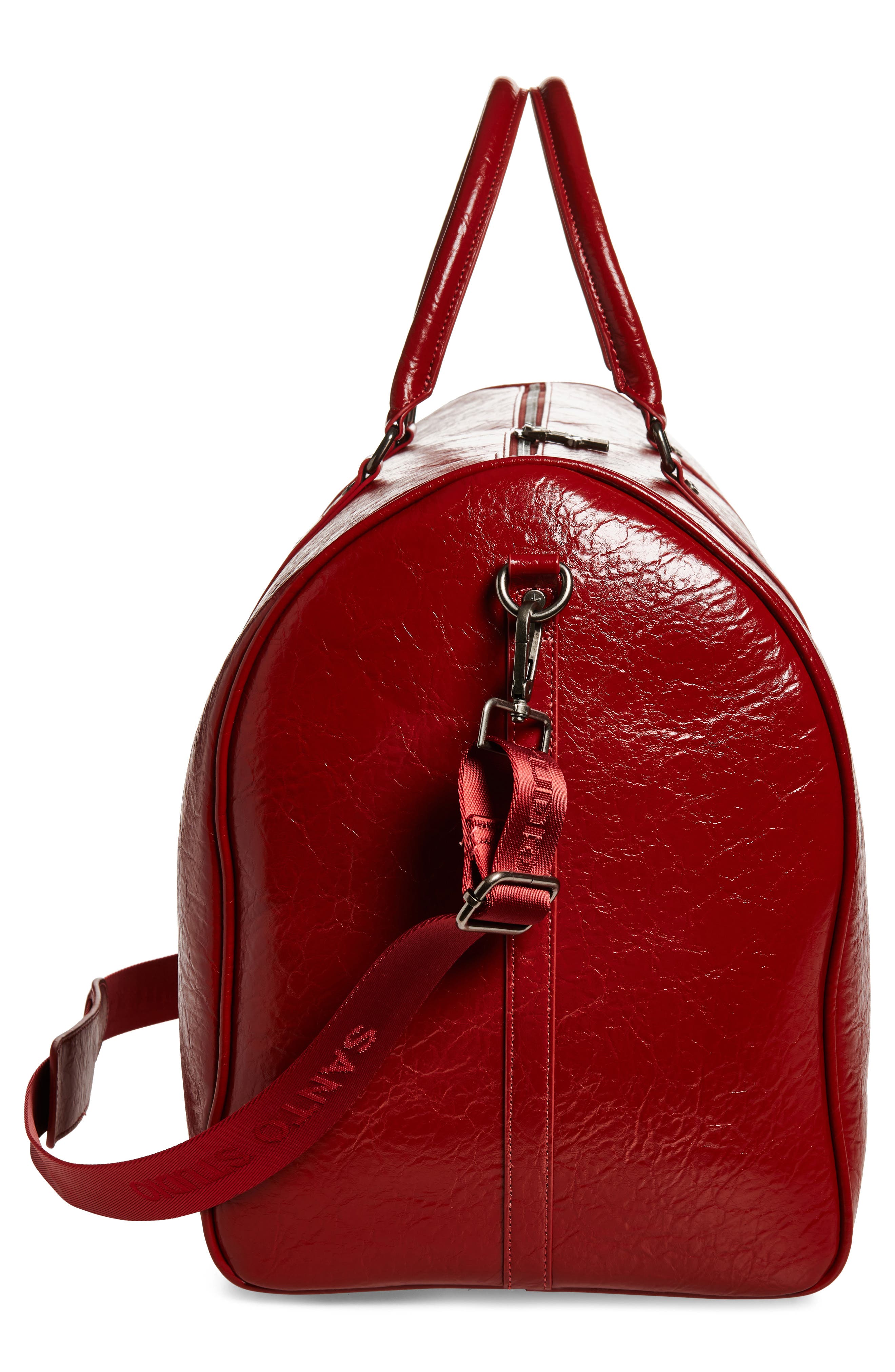 SANTO STUDIO Jasmine Tookes Red Duffel Bag, Alternate, color, Merlot