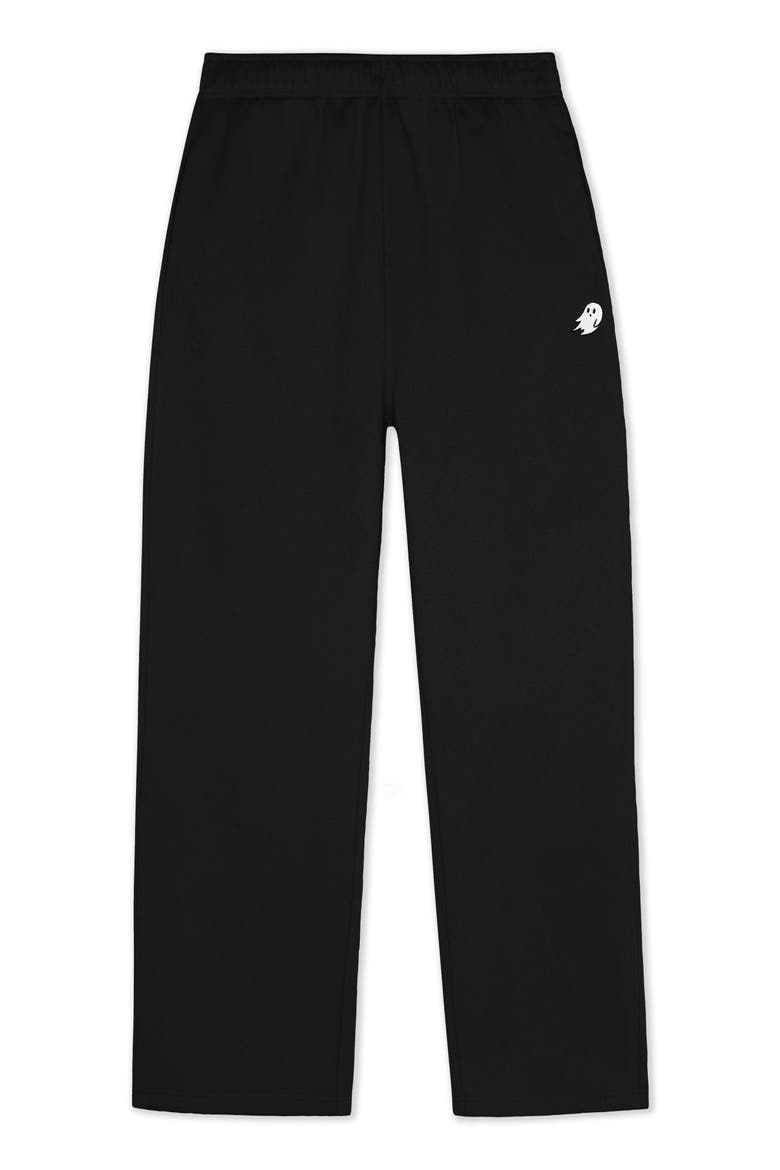 Ghost Midweight Fleece Relaxed Track Pants, Main, color, Black