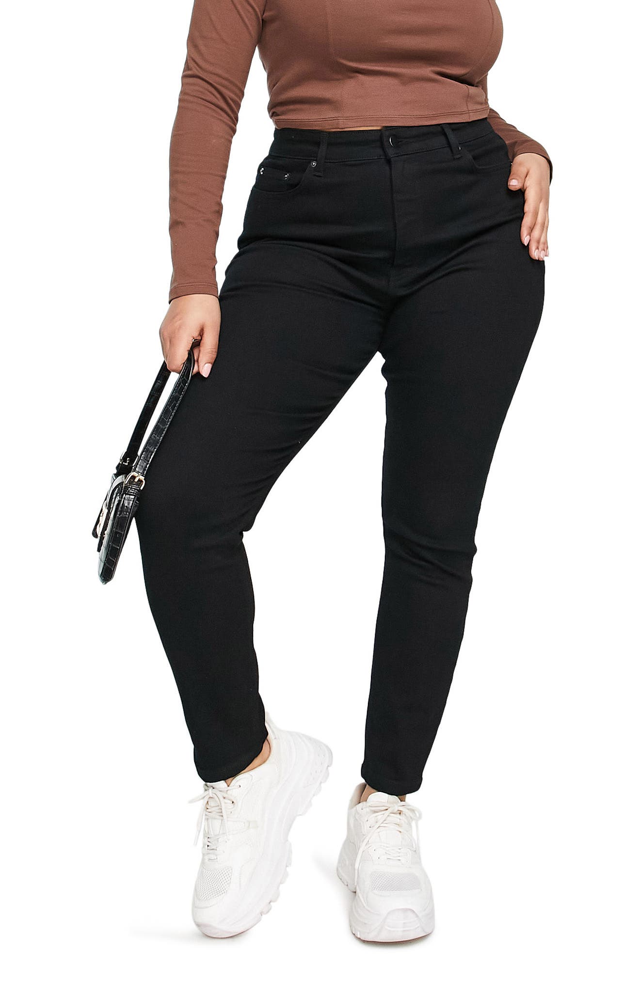 ASOS DESIGN Curve Edit Super Power Skinny Jeans (Women) | Nordstrom