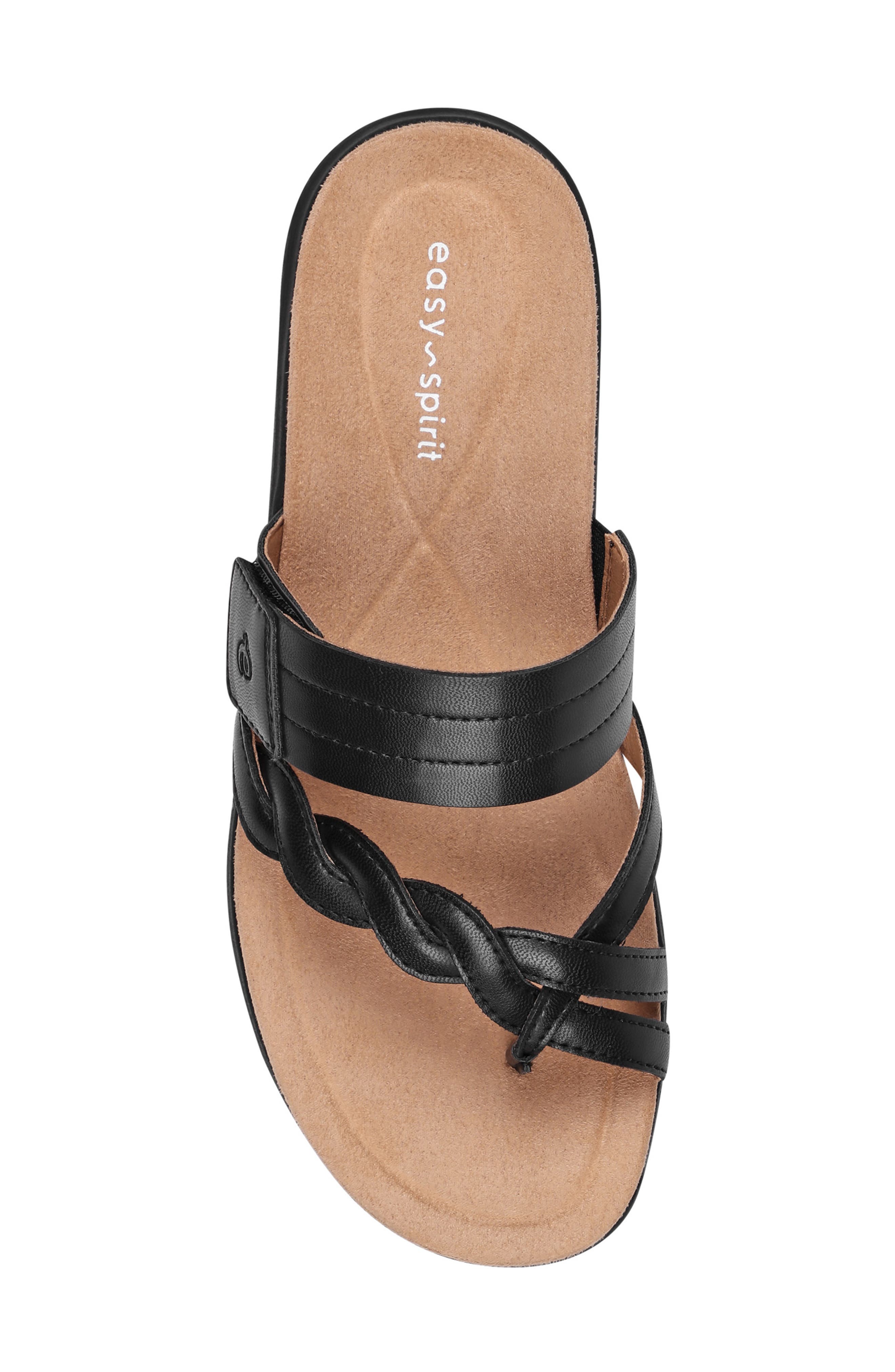 Easy Spirit Waren Sandal, Alternate, color, Black